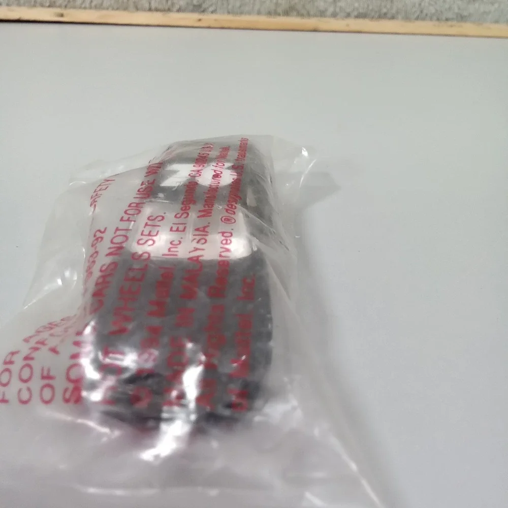 Hot‎ Wheels 1994 Mattel Black Race Car Number 76 Sealed Bag Vintage Diecast